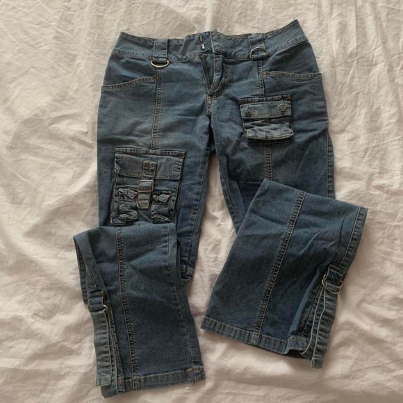 Unique vintage cargo jeans - Picture 3 of 5